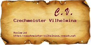 Czechmeister Vilhelmina névjegykártya